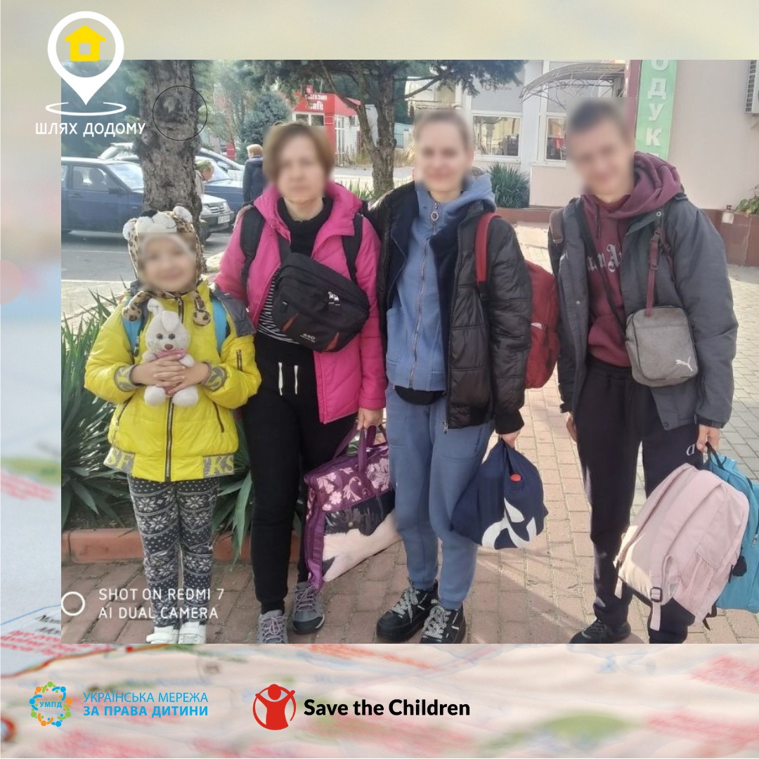 “The way home”: The return to the territory of free Ukraine of 9-year-old Nadiika and her 14-year-old brother Mykhailo